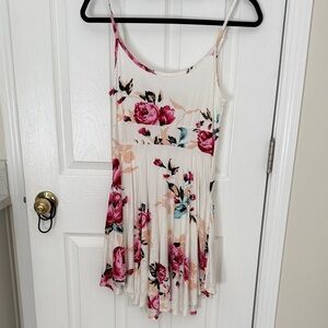 Comfy Floral Dress with Spaghetti Straps
